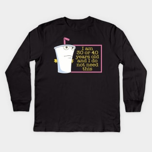 Aqua Teen Hunger Force Kids Long Sleeve T-Shirt
